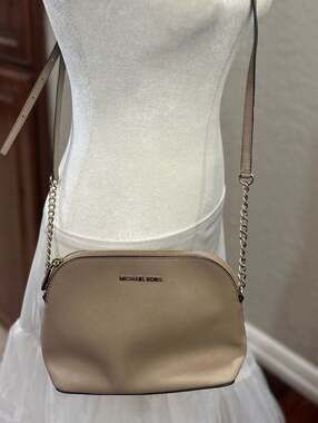 Michael Kors Cindy Dome Saffiano Leather Crossbody Bag
